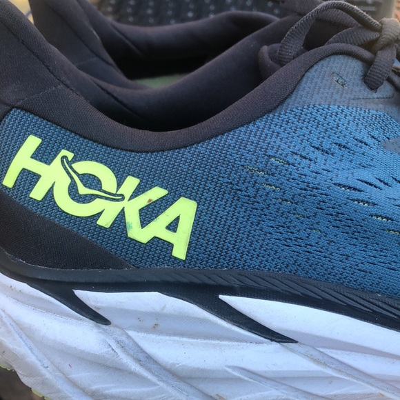 HOKA ONE ONE Teal Green Neon Sneakers - Picture 6 of 10